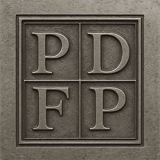 Plantin, Defoe & Franklin Publishing logo – independent Canadian book publisher based in Québec