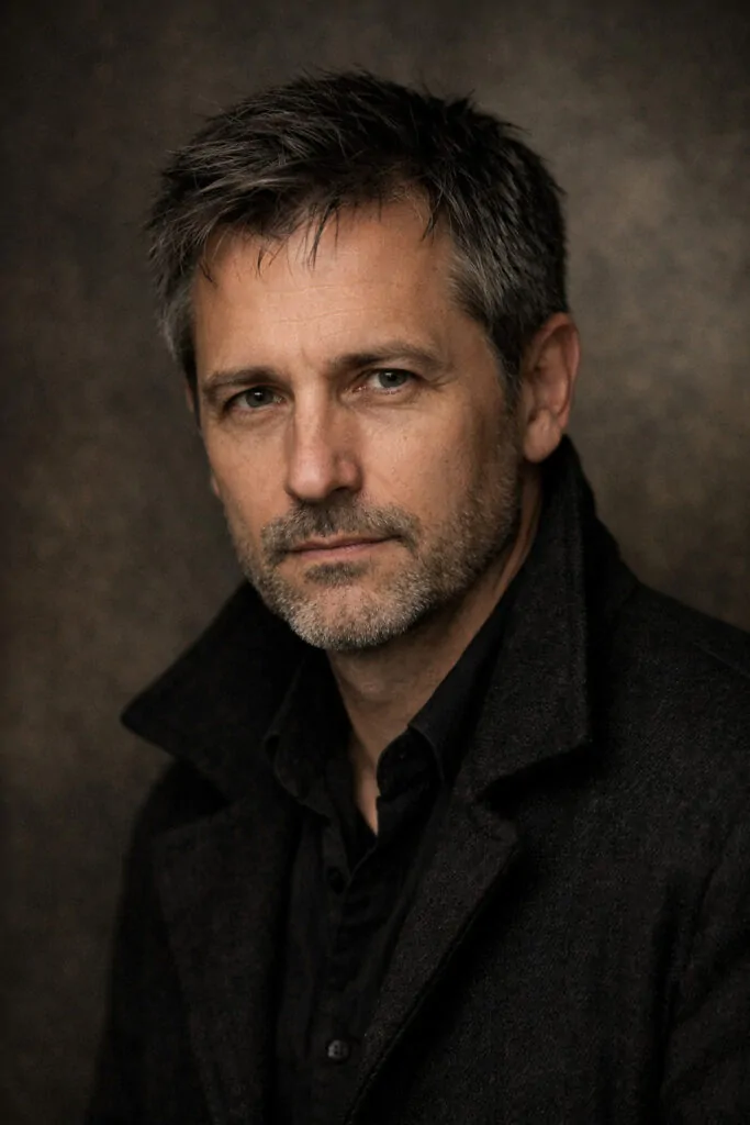 a portrait picture of author Peter D. Franklin